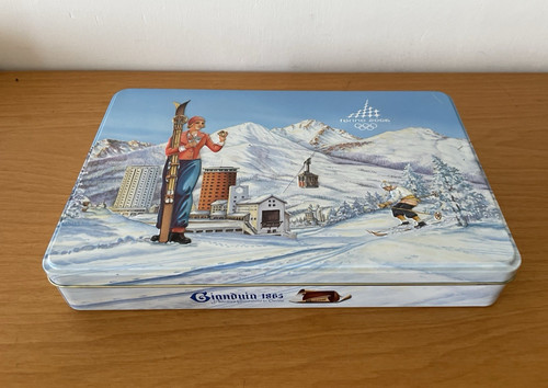 Scatola latta caffarel - latta,