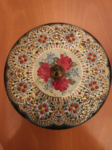 Scatola latta vintage olandese - latta,