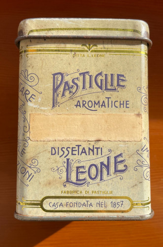Scatola latta pastiglie - latta,