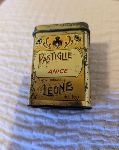 Scatoletta latta pastiglie - latta,