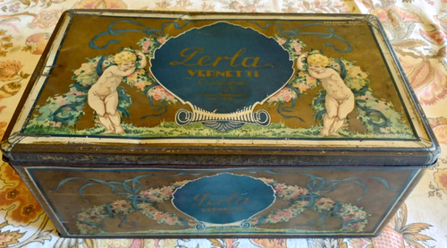 Bellissima rara scatola in - e,