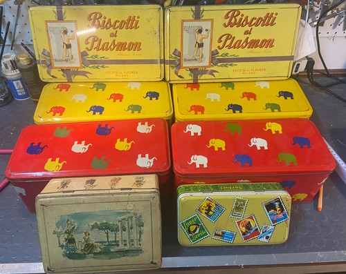 Scatole latta vintage 8 - scatole,
