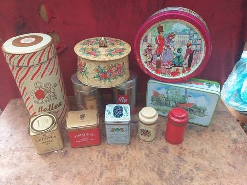 Scatole latta lotto vintage - scatole, di