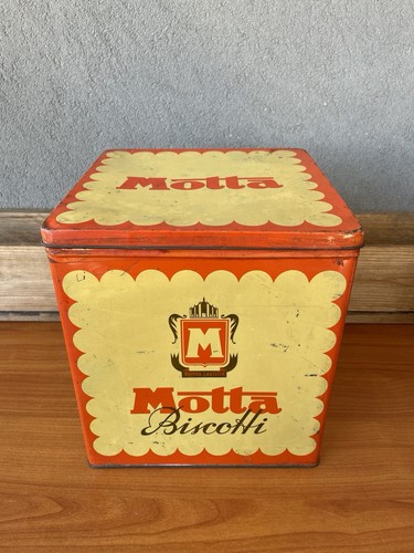 Scatola latta pubblicitaria