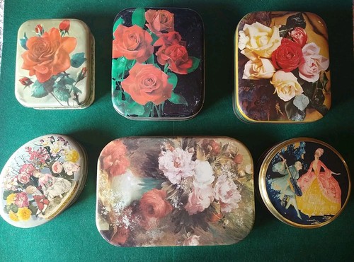 Scatola latta vintage alemagna - scatola,