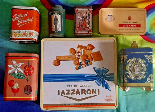 Lotto scatole latta - di,