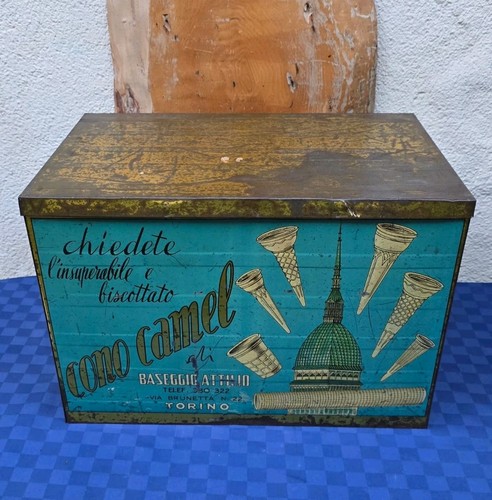 Scatola latta coni gelati - scatola,
