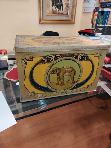 Grande scatola latta - grande, in