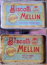N.2 SCATOLE BISCOTTI MELLIN
