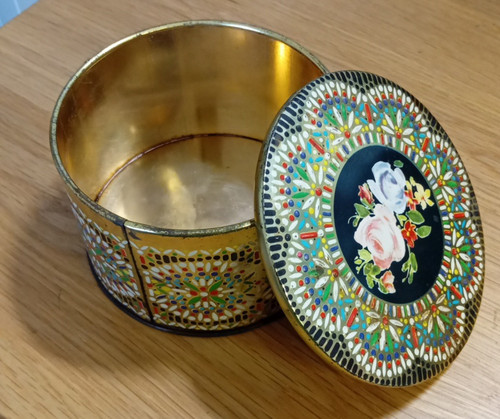 Scatola tonda latta - scatola,