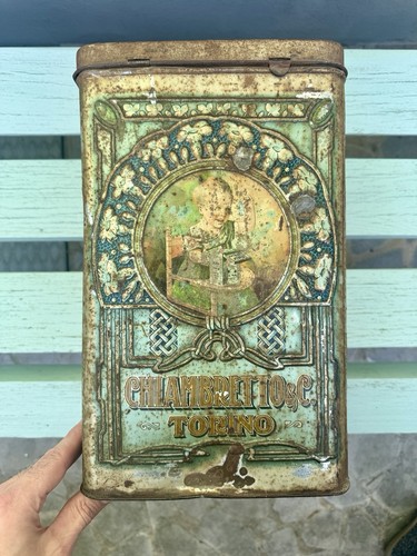 Scatola latta liberty 1910 - latta,