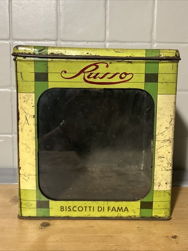 Scatola latta pubblicitaria - scatola,