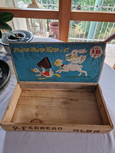 Rara scatola legno ferrero - scatola,