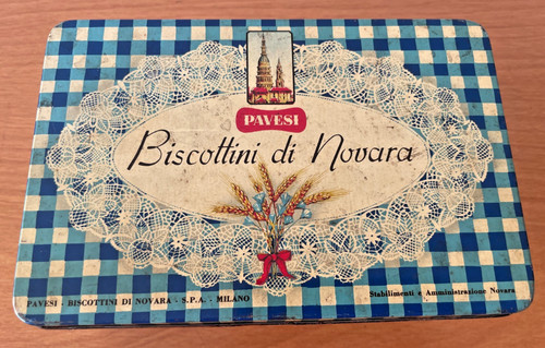 Scatola latta pavesi - di,