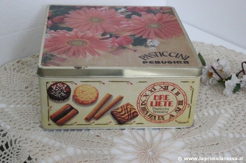 Scatola latta anni 80 - di,