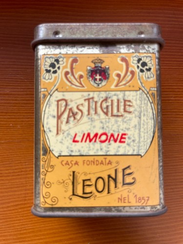 Scatola latta pastiglie - scatola, di
