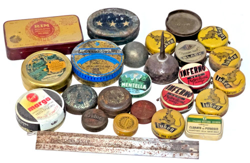 Lotto scatole latta vintage - lotto,
