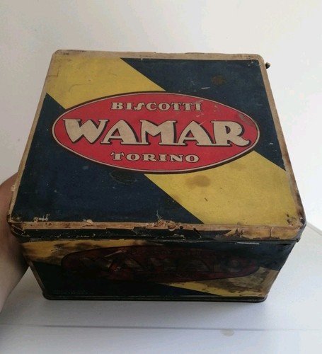 Antica scatola biscotti - antica, wamar